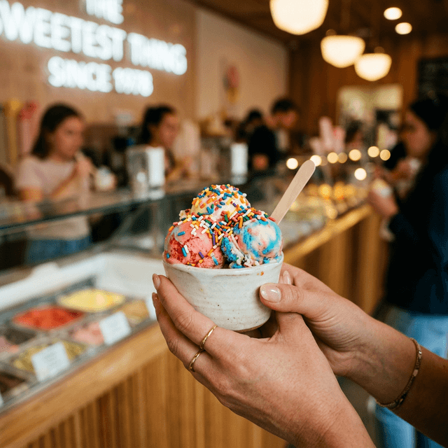 Lifestyle ice cream cup
