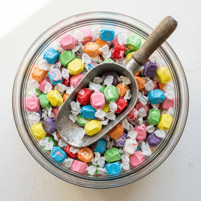 Counter display with candy and treats